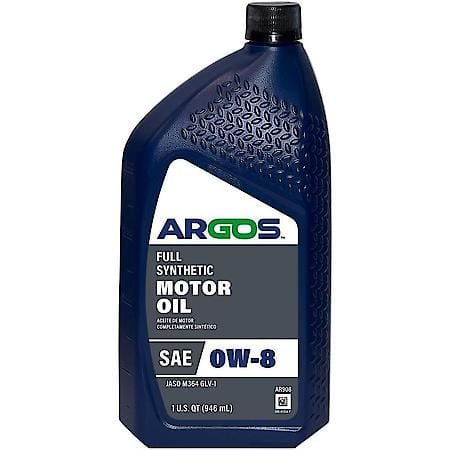 0W-8 Full Synthetic Motor Oil: 1 Quart
