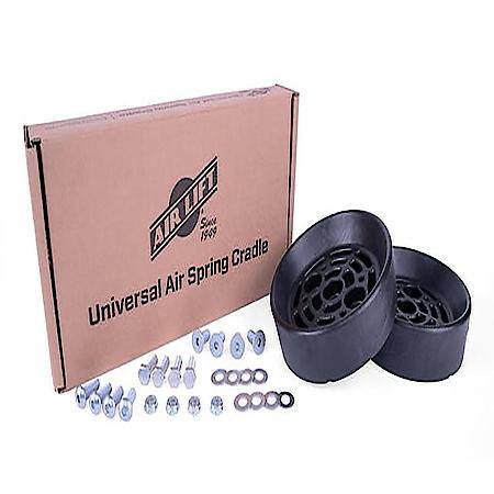 Fits All Air Lift Bellows-Style Air Springs Kits, Black, With Mounting Hardware