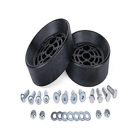 Fits All Air Lift Bellows-Style Air Springs Kits, Black, With Mounting Hardware