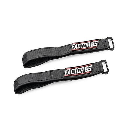 Hook and Loop Fasten, 20 Inch X 1 Inch, Black, Set of 2
