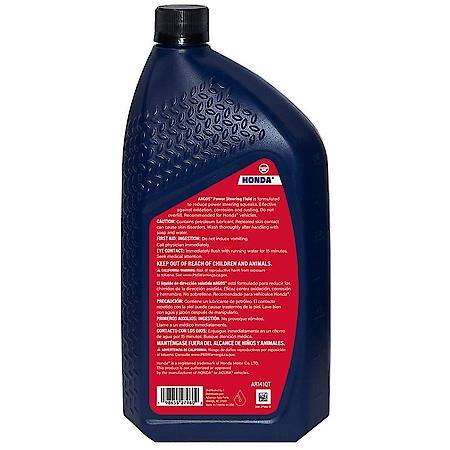 Honda Power Steering Fluid: Premium Synthetic, Improved Flow At Low Temperatures, 32 oz