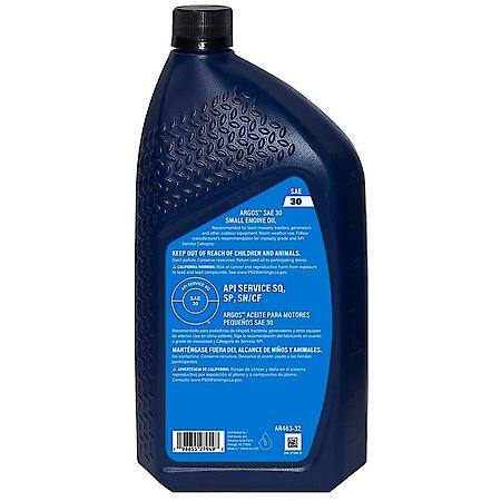 Small Engine 30W Conventional Engine Oil : Ideal for Lawn Equipment, 1 Quart