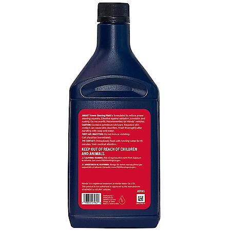Honda Power Steering Fluid: 12 oz.