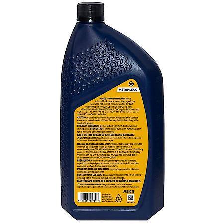 Stop Leak Power Steering Fluid: Universally Compatible, Helps Restore Seals, 32 oz.