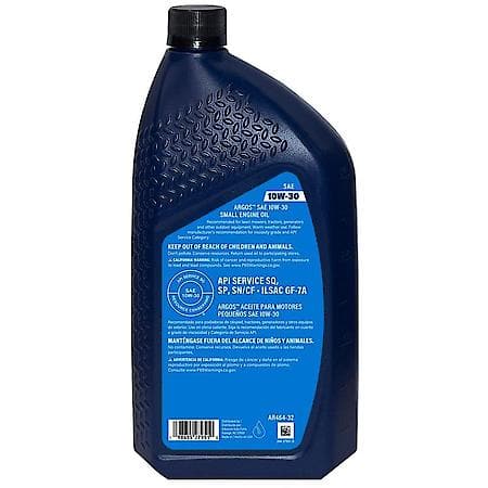 Small Engine 10W-30 Conventional Engine Oil : Ideal for Lawn Equipment, 1 Quart