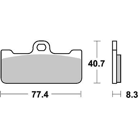 UPGRADE Powersport Carbon Ceramic RC Disc Brake Pad Set