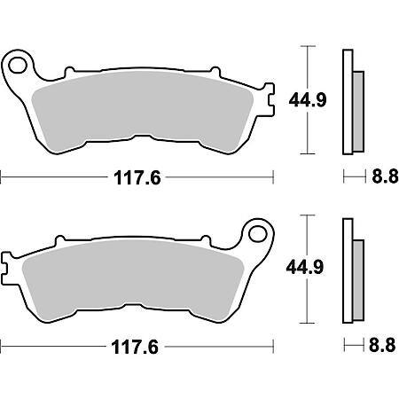 PRIME Powersports Sinter XS Disc Brake Pad Set