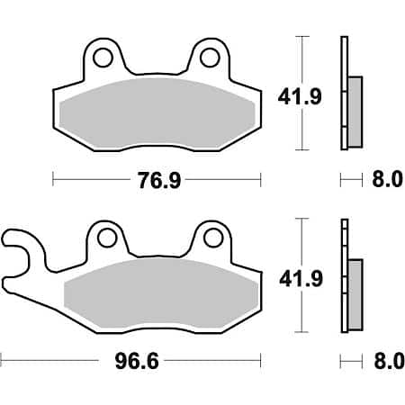 PRIME Powersport Sinter SX Disc Brake Pad Set