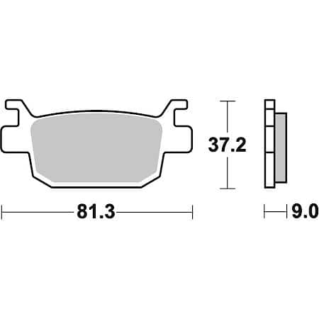 PRIME Powersport Sinter SP Disc Brake Pad Set