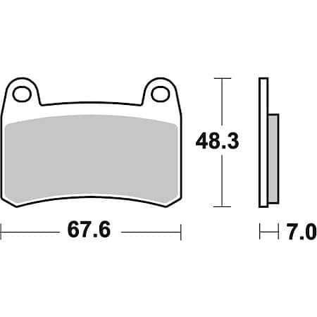 PRIME Powersport Sinter SA Disc Brake Pad Set