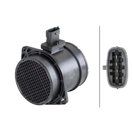 Mass Air Flow Sensor - 4-Pin Connector - Pipe-Neck - Without Attachment Material