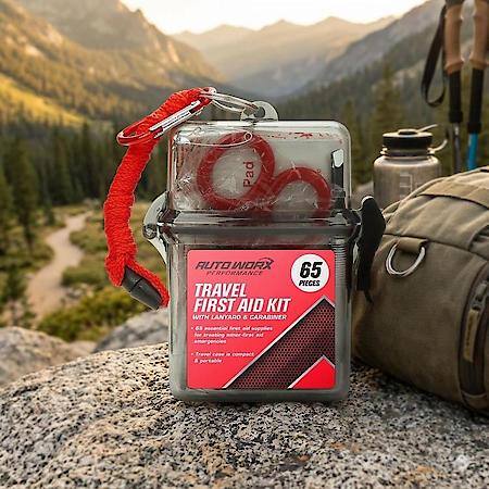Waterproof First Aid Kit: 65 Essential Items