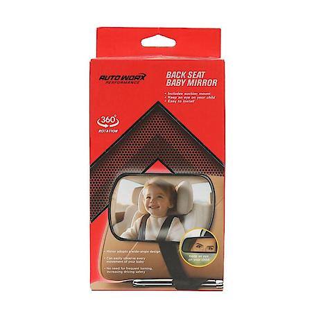Clip-On Baby Mirror: Keep eye on back seat while driving