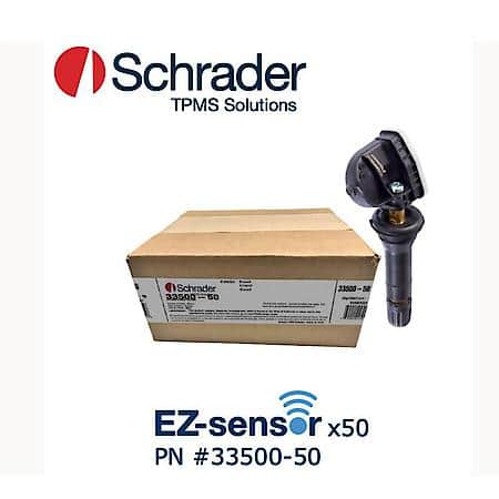 Schrader Programmable Tire Pressure Sensor (TPMS): Snap-In Rubber - 50 Pcs