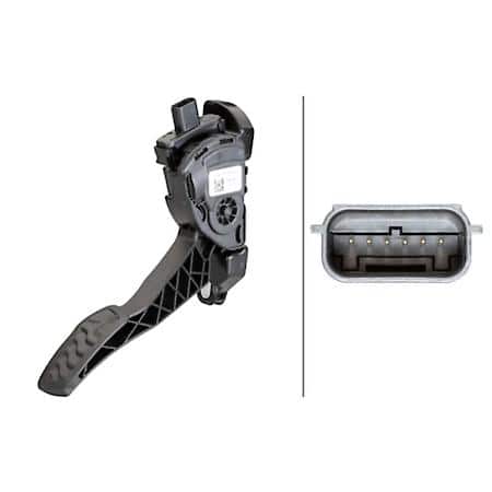 Accelerator Pedal Position Sensor - 6-Pin Connector - 6-Speed Auto Transmission