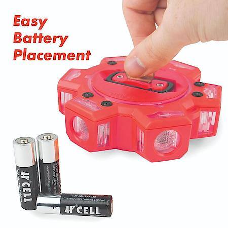 FRED Light Pro Flashing Roadside Emergency Disk Red