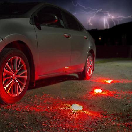 FRED Light Pro Flashing Roadside Emergency Disk Red