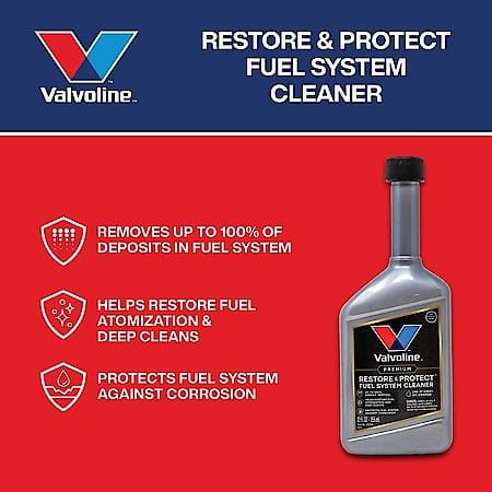 Premium Restore & Protect Fuel System Cleaner : For All Gas Engines, 12 oz.