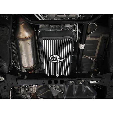 Pro Series Transmission Pan Black With Machined Fins