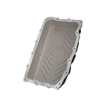 Pro Series Transmission Pan Black With Machined Fins