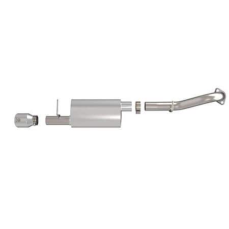 Takeda 2-1/2 In 304 Stainless Steel Axle-Back Exhaust With Polished Tip