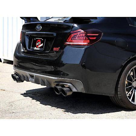 Takeda 3 In To 2-1/2 In 304 Stainless Steel Cat-Back Exhaust Carbon Fiber Tip