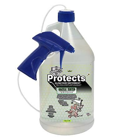 Protects Rodent Deterrent Surface Spray 1 Gallon Peppermint Scent