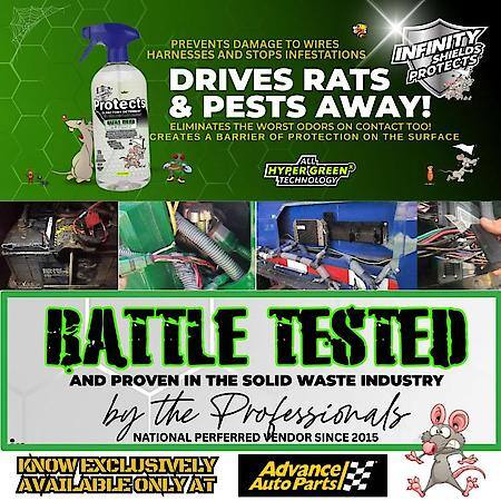 Protects Rodent Deterrent Surface Spray 16 oz. Peppermint Scent