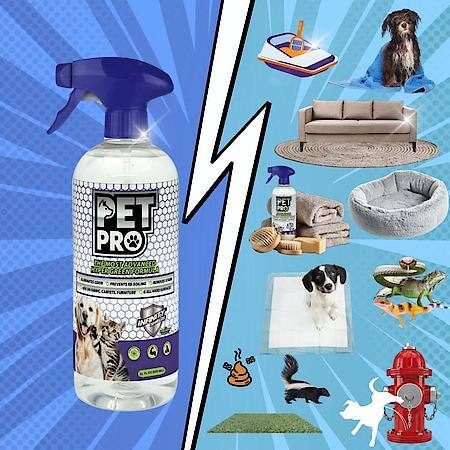 PetPro Pet Odor Eliminator & Interior Spray 16 oz. 6-Pack Fresh & Clean Scent