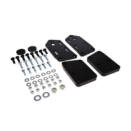 GM LS to Ford Fox Body Black Motor Mount Adapter Plates