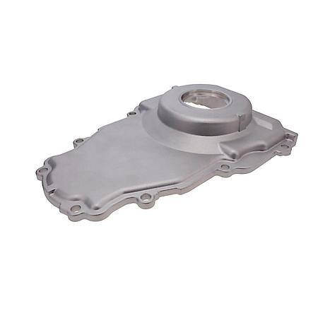 GM LS 1-Piece Satin Aluminum Timing Cover with Crank Seal and Gasket