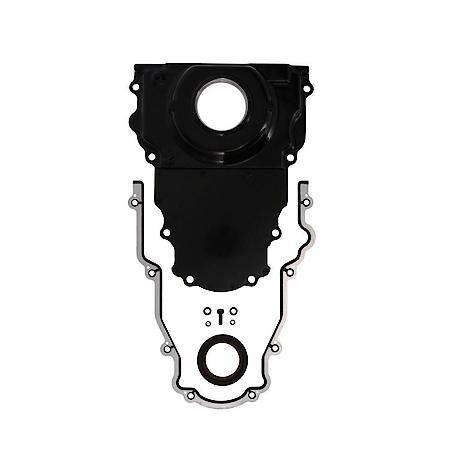 LS1/LS6 Aluminum Timing Cover - Black w/ Gaskets & Hardware