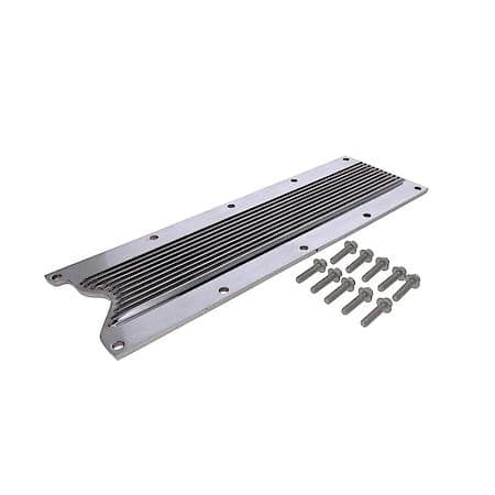 GM LS1 / LS6 Finned Aluminum Engine Valley Cover - Polished
