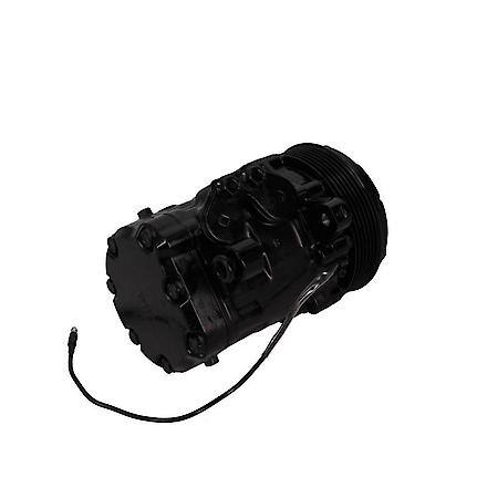 Sanden SD-7 Style Serpentine A/C Compressor - Black