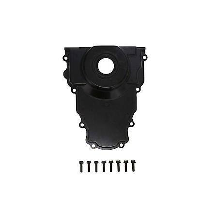 V Series Billet 6061 T6 GM Gen 3 LS Aluminum Timing Cover - Black