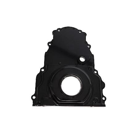 LS2/LS3 Aluminum Timing Cover - Black w/ Gaskets & Hardware