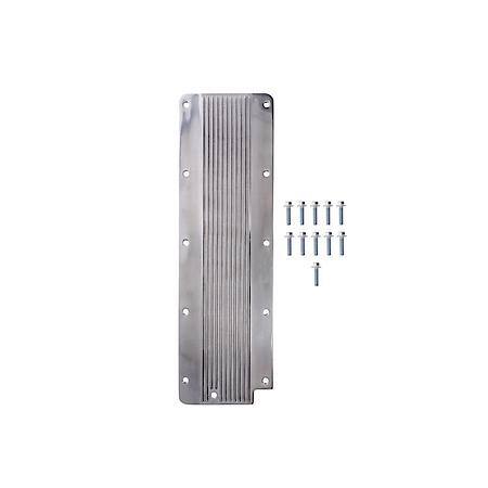 GM LS2, LS3, LS7, LSX Finned Aluminum Engine Valley Cover - Polished