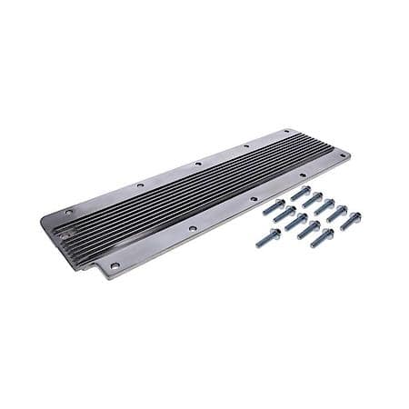 GM LS2, LS3, LS7, LSX Finned Aluminum Engine Valley Cover - Polished