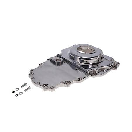 LS2/LS3 Aluminum Timing Cover- Polished w/ Gaskets & Hardware