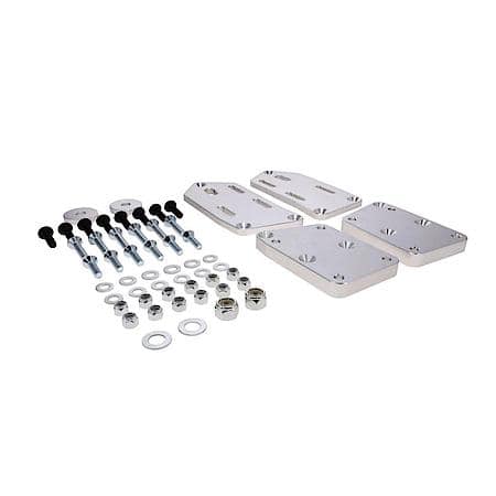 GM LS to Ford Fox Body Natural Motor Mount Adapter Plates
