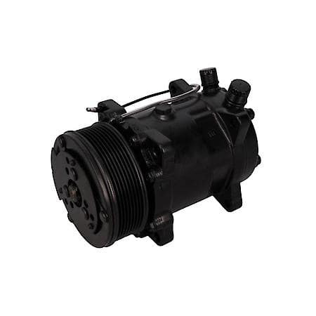 Sanden 508 Style Clutch Serpentine A/C Compressor - Black