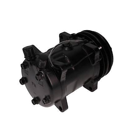Sanden 508 Style Black Clutch V-Belt A/C Compressor - Black