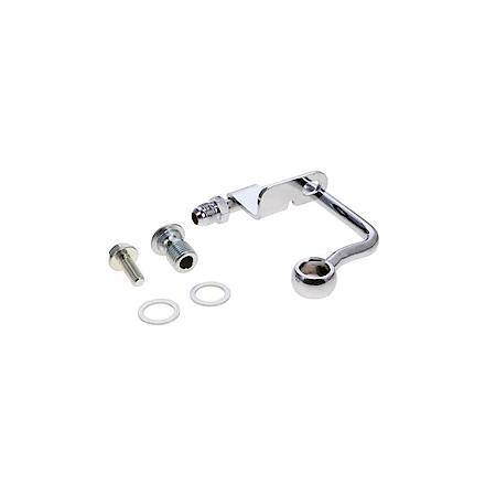 GM Type II Power Steering Pump Mid-Mount Hardline - Chrome