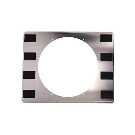 Single Fan Aluminum Fan Shroud, 23.75 in.