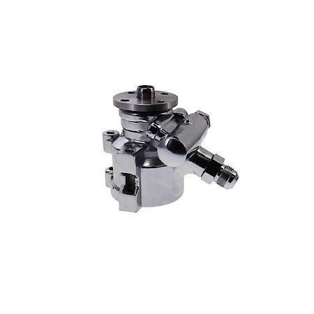 GM Type II Chrome Power Steering Pump with Pulley Hub