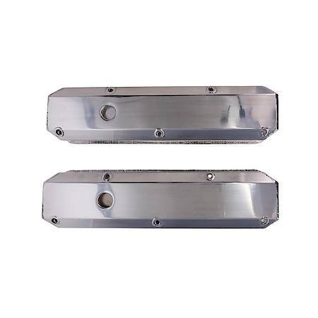 Chrysler Small Block V8 (273-360) Polished Fabricated Aluminum  Valve Covers