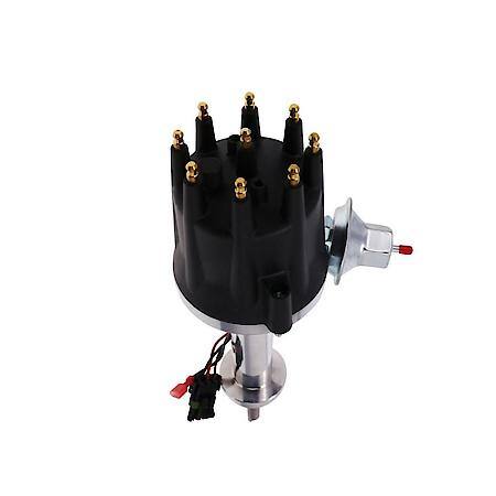 Chrysler Big Block 383/400 V8 Pro Series Ready to Run Distributor with Black Cap