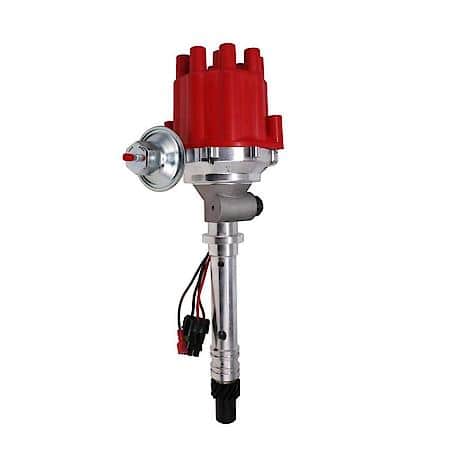 Chevy Corvette V8 Tach Drive Pro Series Ready to Run Distributor Red Female Cap