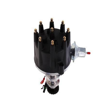 Cadillac 331 V8 Pro Series Ready to Run Distributor with Black Cap.