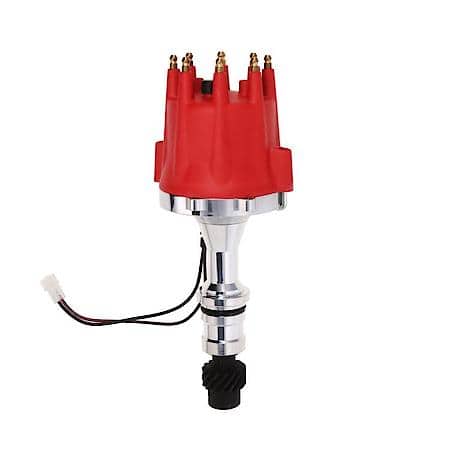 Oldsmobile V8 Pro Series Pro Billet Distributor - Red